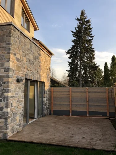 Kamenný obklad, Z BETONU, MIX Alpina, šedohnědá,  70 – 600 x 10 – 300 mm, tloušťka 10 - 60 mm, 0,75 m2
