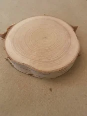 Dřevěné kolečko z břízy - velké (průměr 11-15 cm)