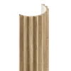 Lamelový panel na tkanině VÉČKA - DUBOVÁ DÝHA, obložení zakřivených či oblých stěn, 300 x 2750 mm, MDF PANEL