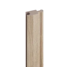 Lamely Puzzle, DUB SONOMA, obložení zakřivených a oblých stěn, 46 x 18 x 2750 mm