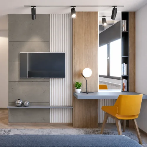 LINEA 3 drevené lamely na doske - biela | biela, 2750 x 176 x 40 mm