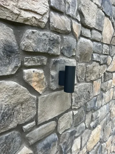 Kamenný obklad, Z BETONU, MIX Davos, různé odstíny šedé a hnědé, 150 – 500 x 100 – 300 mm, tloušťka 20 - 60 mm, 1 m2