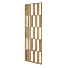 Dělící příčka JAPANDI, 520-2720 x 1800-2750 mm, (MDF), DUB WOTAN