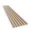 Dřevěné lamely ÚZKÉ na BÍLÉ desce (MDF), DUB PŘÍRODNÍ, FINISH FOLIE, 24 x 300 x 2750 mm (0,825 m2)