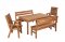 PROWOOD Dřevěný zahradní stůl ST1 malý / střední / velký - Velikost: Střední