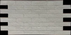 PVC dekorační panely - Brick old white, 960 x 485 x 0,35 mm