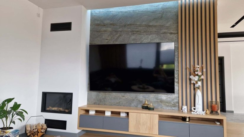 Kamenná dýha - Gold Green, 1220 x 2440 x 3 mm