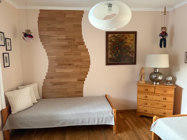 DUB RUSTIKÁLNY 400 (400 x 80 mm) - drevený obklad, lamela 3D - Povrchová úprava: Kartáčovaný - olejovaný