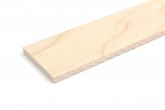 VZOREK - Dřevěná krycí lišta JAVOR - broušený, olejovaný, rozměr vzorku: 30 x 200 mm