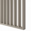 Deliaca lamelová stena - PIESKOVO BÉŽOVÁ, (kompletná sada), MDF + FINISH FOLIE, 29 predpripravených šírok 510 - 2750 mm, ľubovoľná výška (maximálne 2750 mm), 70 mm hrúbka