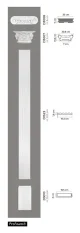 Pilaster - 165 x 2000 x 18 mm