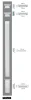 Pilastr - 168 x 317 x 80 mm