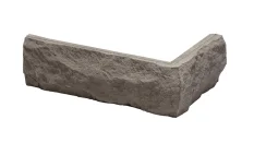 Betonový obklad, ROH, Z BETONU, AMSTERDAM 2 - GREY, středně šedá, tloušťka 9-25 mm, 0.26 m2