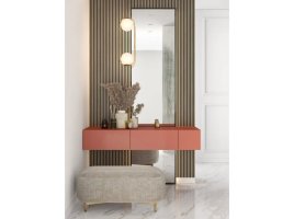 Realizace lamelových panelů – Dub světlý přímo na chodbě