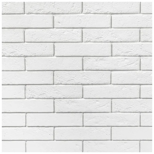 Cihlový obklad, ZE SÁDRY, PERUGIA 1, bílá, 263 x 147 mm, tloušťka 10-20 mm, 0,40 m2