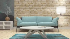 Sádrový obklad, ROH, ZE SÁDRY, PARMA 2, světle hnědá, 200 x 90 mm, tloušťka 10-22 mm, 0.26 m2