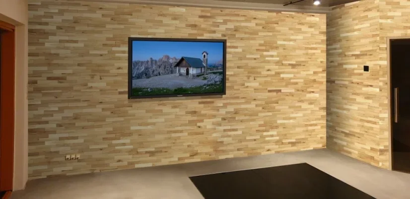 DUB RUSTIKÁLNY 200 (200 x 50 mm) - drevený obklad, lamela 3D - Povrchová úprava: Kartáčovaný - olejovaný