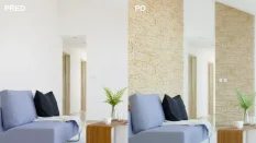 Sádrový obklad, ZE SÁDRY, SYDNEY 2, světlá, 385 x 130 mm, tloušťka 8-15 mm, 0.40 m2 Sádrový obklad, ZE SÁDRY, SYDNEY 2, světlá, 385 x 130 mm, tloušťka 8-15 mm, 0.40 m2