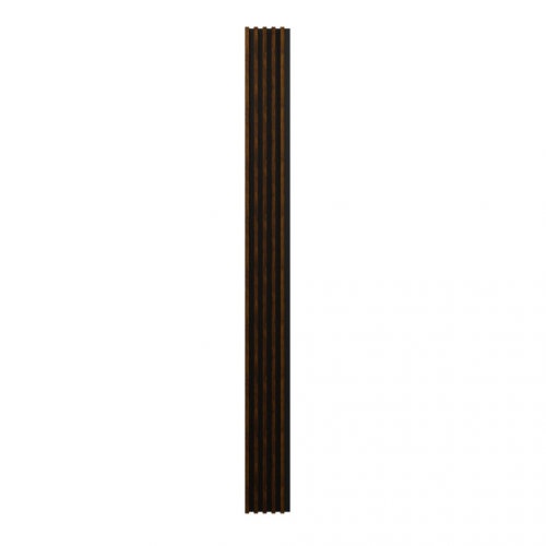 LINEA COMFORT 5 dřevěné lamely na desce - hazelnut | černá, 2650 x 246 x 30 mm