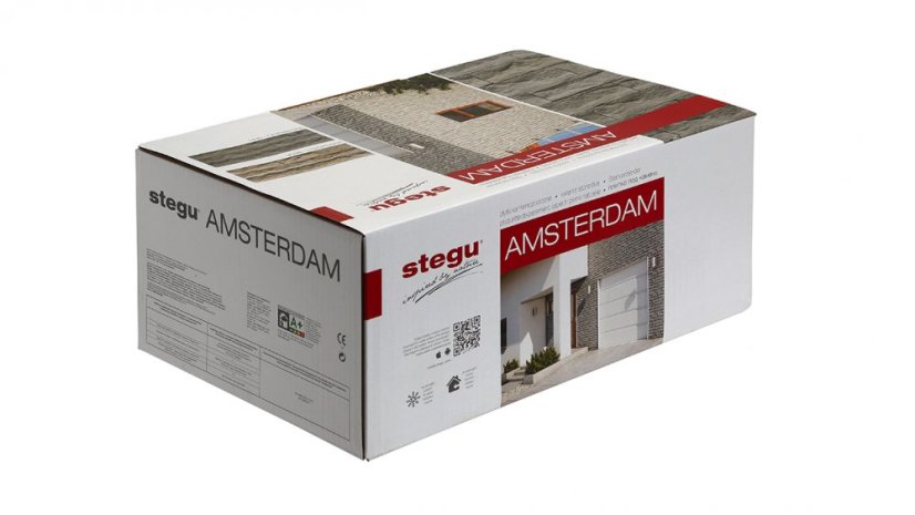 Betonový obklad, Z BETONU, AMSTERDAM 1 - BEIGE, šedá, 76 x 260 mm, tloušťka 9-25 mm, 0.59 m2