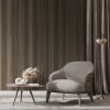 Akustický panel ACOUSTIC LINE - hakira beige | černá, 2650 x 245 x 22 mm, lamely MDF + FINISH FOLIE, akustický podklad FILC