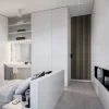 LINEA 1 drevená lamela na doske - dub| čierna, 2750 x 64 x 40 mm