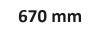 670 mm