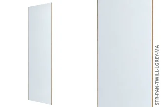 Systémový obkladový panel STRAMA PANELS - BÍLOŠEDÁ, dřevotřísková deska, dekorativní fólie, 12 x 600 x 2800 mm