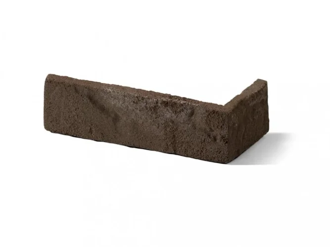Cihlový obklad, ROH, Z BETONU, CAMBRIDGE 16, tmavě šedá, 80 x 190 mm, tloušťka 12-18 mm, 0.47 m2