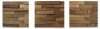 SPLITT MINI WOOD, DUB TERMO, 8 radov, štiepaný obklad - balenie obsahuje 3 kusy panelov (180 x 180 mm)