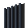 LINEA COMFORT 5 dřevěné lamely na desce - woodblue | černá, 2650 x 246 x 30 mm