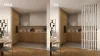 Dělící příčka JAPANDI, 520-2720 x 1800-2750 mm, (MDF), BÍLÁ MATNÁ