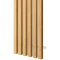 Lamely na fasádu, 6 lamel, MEDOVÝ DUB, 40 x 300 x 3000 mm, barevné varianty nosníku, HLINÍK
