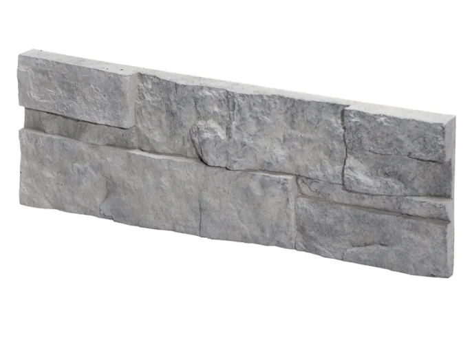Betónový obklad, Z BETÓNU, TOLEDO 1, stredne sivá, 100 x 308 mm, hrúbka 9-26 mm, 0.49 m2
