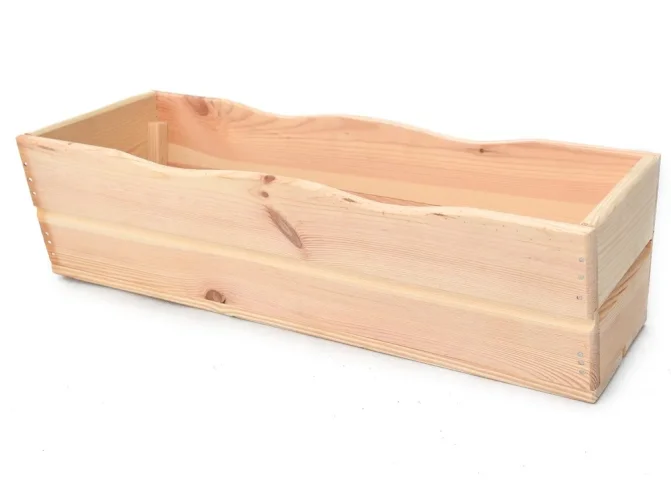 Truhlík 44 / 64 cm - zelený, hnedý, prírodný - Farba: Stredne hnedá, Rozmer: 170 x 440 x 220 mm