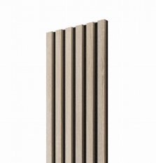 VZOREK - Akustický panel - DUB SONOMA | ČERNÝ akustický podklad - ROZMĚR VZORKU: 200 x 100 mm