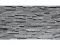 Betonový obklad, Z BETONU, GRENADA 5 - graphite, středně šedá, 550 x 117 mm, tloušťka 22-38 mm, 0.32 m2