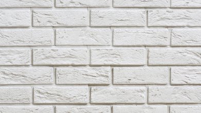 Cihlový obklad, Z BETONU, BOSTON 2 - white, bílá, 222 x 73 mm, tloušťka 8-21 mm, 0.52 m2