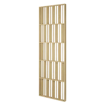 Dělící příčka JAPANDI, 520-2720 x 1800-2750 mm, (MDF), EVROPSKÝ DUB CPL