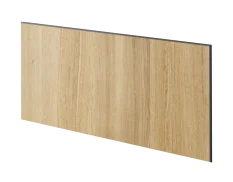 Lamelový panel TANAMI - DUBOVÁ DÝHA, 600 x 300 mm, ČERNÝ MDF PANEL