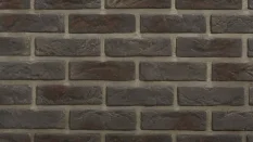 Tehlový obklad, Z BETÓNU, CAMBRIDGE 8, tmavo sivá, 208 x 63 mm, hrúbka 12-18 mm, 0.91 m2