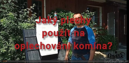 Jaký plech používáme u oplechování komína?