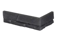 Betónový obklad, ROH, Z BETÓNU, MADERA 4, tmavosivá, 180 x 320 mm, hrúbka 8-23 mm, 0.46 m2