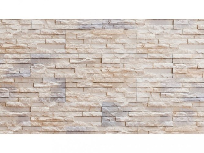 Sádrový obklad, ZE SÁDRY, HAMPTON 1, světlá, 385 x 130 mm, tloušťka 8-15 mm, 0.4 m2