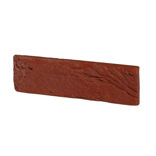 Cihlový obklad, Z BETONU, ARUBA 1 , červená, 65 x 210 mm, tloušťka 12-16 mm, 0.59 m2