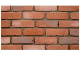 Sadrový obklad, ZO SADRY, LOFT 2, červená, 206 x 63 mm, hrúbka 16-18 mm, 0.6 m2