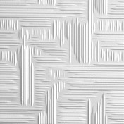 Stropní kazety pěněné bílé - NORMA, 495 x 495 x 10 mm