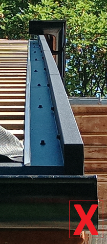 Záveterná lišta, RŠ 300 mm (DDS a Moderna), 2 bm