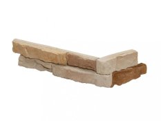 Betonový obklad, ROH, Z BETONU, SIERRA 2, světle hnědá, 140 x 340 mm, tloušťka 12-32 mm, 0.37 m2