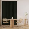 LINEA COMFORT 5 drevené lamely na doske - botanic| čierna, 2650 x 246 x 30 mm
